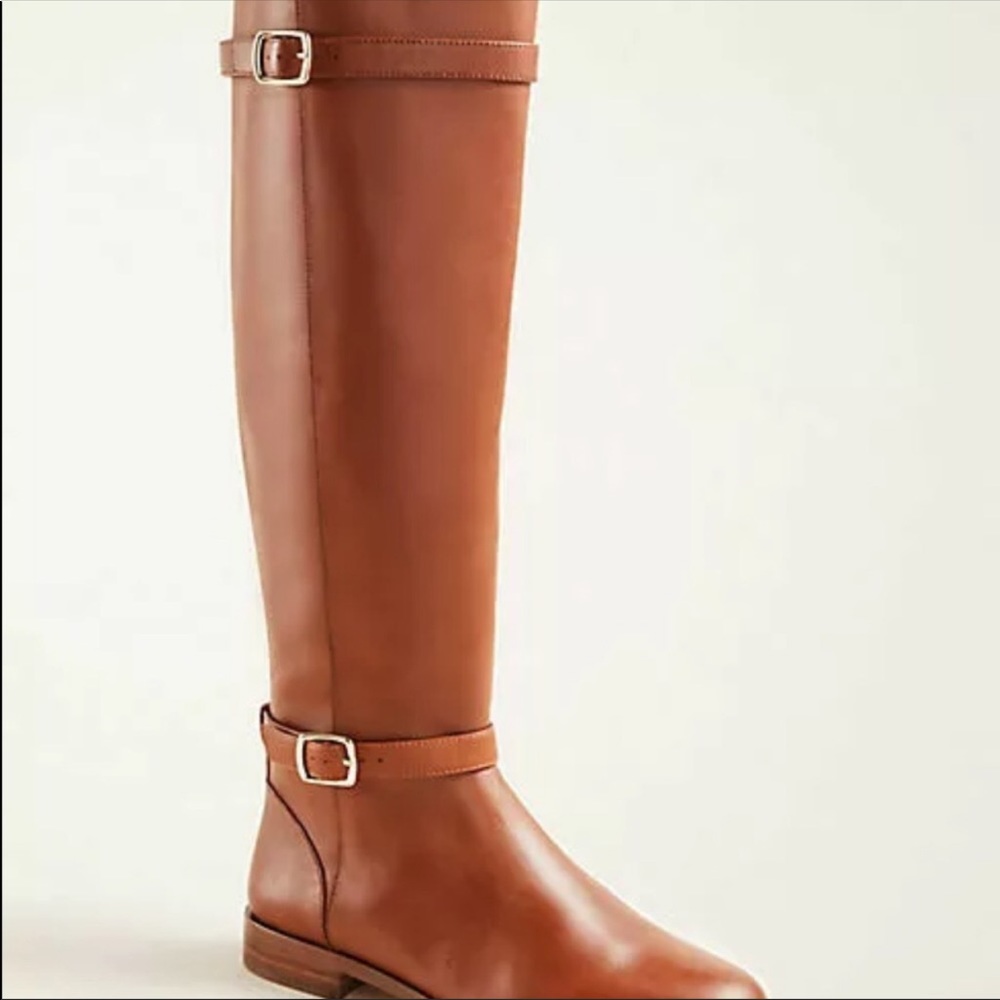 Ann Taylor Adalie Extended Calf Leather Boots - Picture 4 of 10